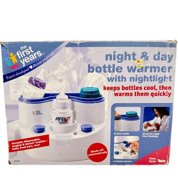 The First Years Night & Day Bottle Warmer vintage - Picture 1 of 4